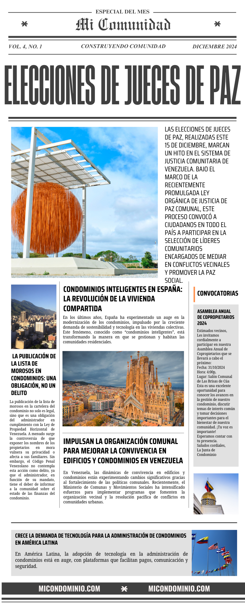 Mi Comunidad - Diciembre