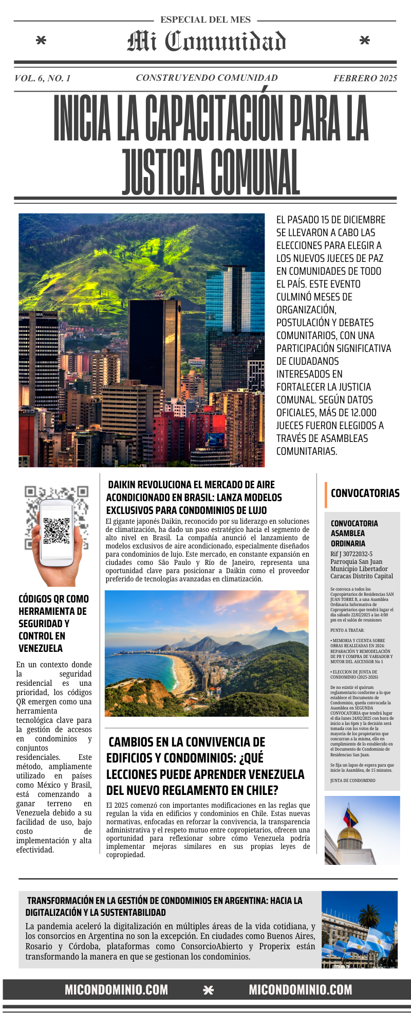 Mi Comunidad - Febrero