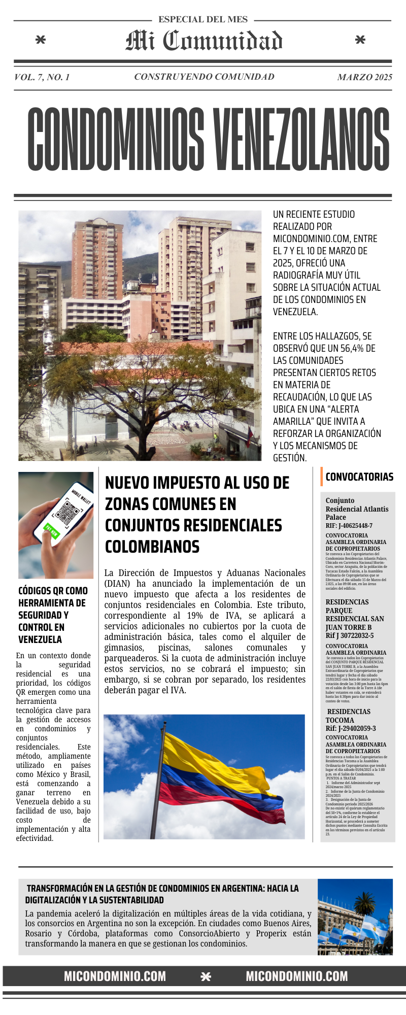 Mi Comunidad - Marzo