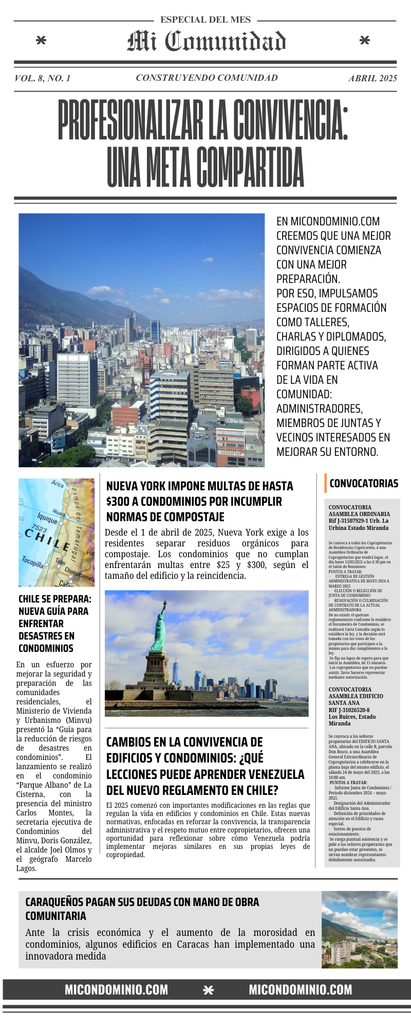 Mi Comunidad - Abril