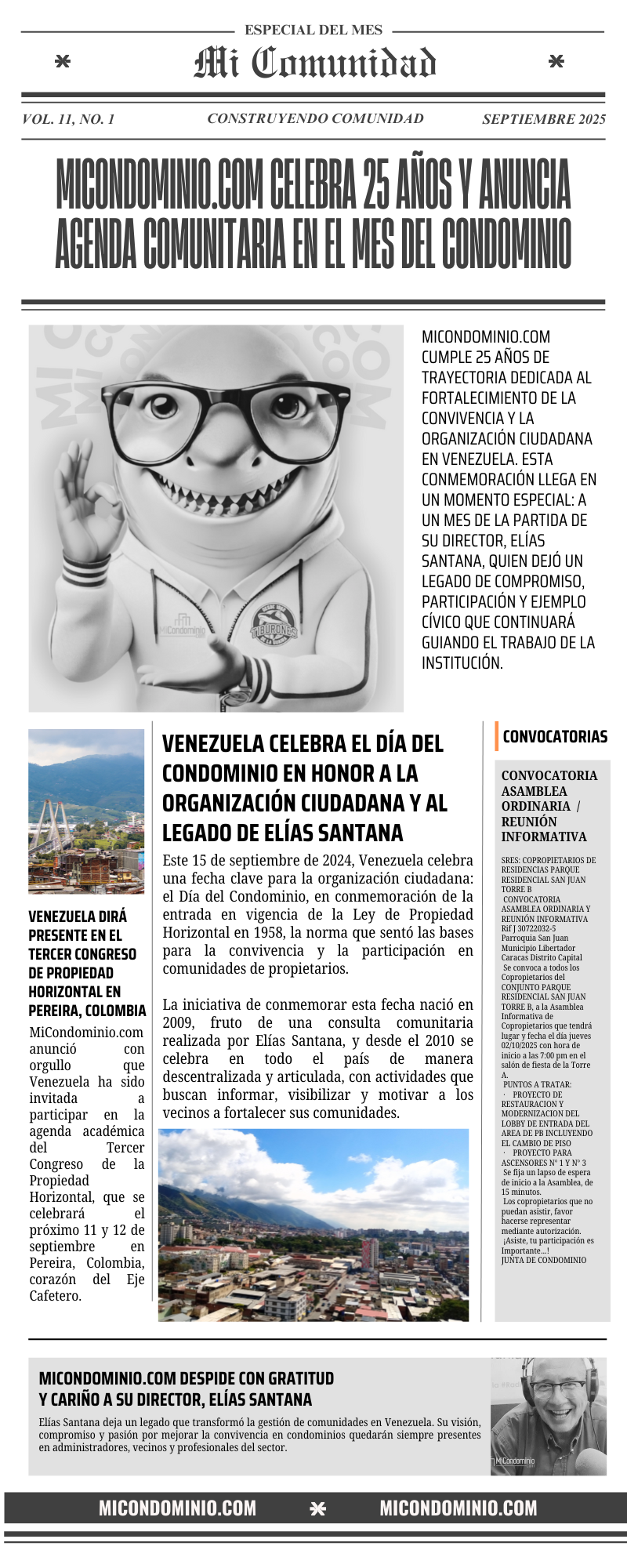 Mi Comunidad - Septiembre